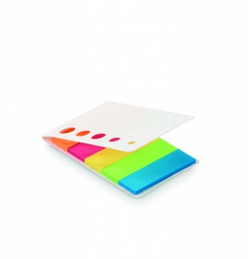 Logotrade promotional gift image of: Seed paper page markers pad