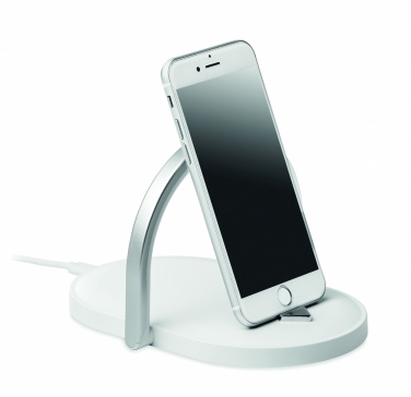 Logo trade advertising products image of: Light and wireless charger 10W