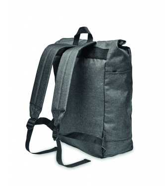 Logo trade promotional merchandise image of: 600D RPET 2 tone backpack