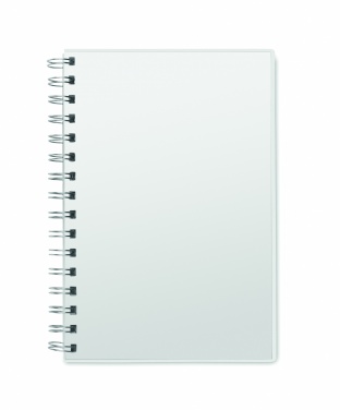 Logo trade corporate gifts picture of: A5 RPET notebook recycled lined