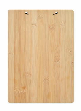 Logo trade promotional merchandise photo of: A4 bamboo clipboard