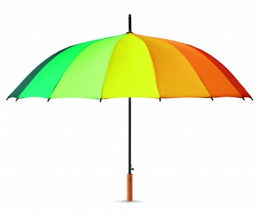 Logotrade promotional item image of: 27 inch rainbow umbrella