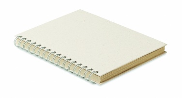 Logo trade advertising products image of: A5 grass notebook 80 lined