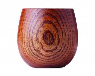 Logo trade promotional merchandise photo of: Oak wooden mug 250 ml