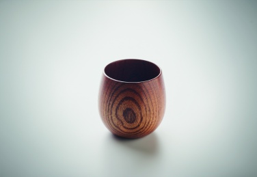 Logo trade promotional gifts picture of: Oak wooden mug 250 ml