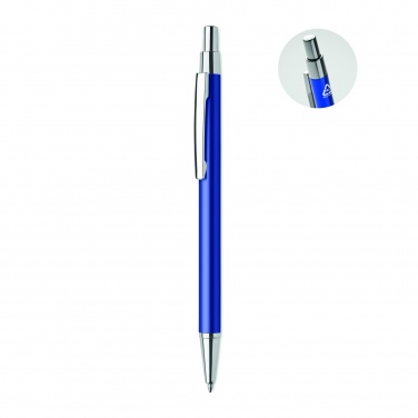 Logo trade promotional giveaways picture of: Recycled aluminium ball pen