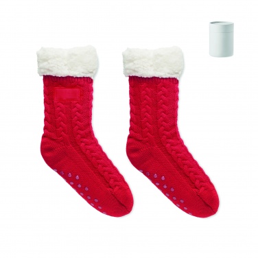 Logo trade promotional items image of: Pair of slipper sock M