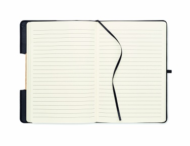 Logo trade promotional merchandise picture of: A5 RPET notebook 80 lined