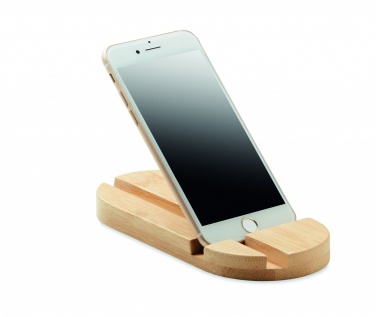 Logotrade business gift image of: Bamboo tablet/smartphone stand