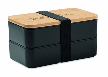 Logo trade business gift photo of: Lunch box in PP and bamboo lid