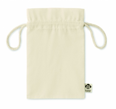 Logotrade promotional product picture of: Small organic cotton gift bag