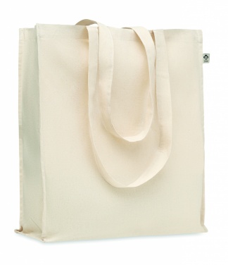 Logo trade promotional gift photo of: Organic cotton shopping bag