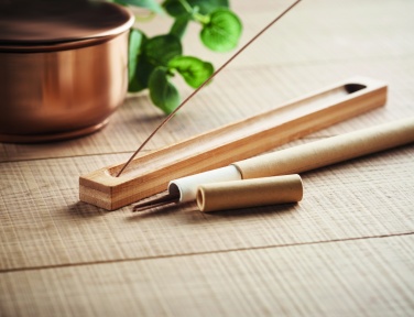 Logo trade promotional merchandise photo of: Incense set in bamboo