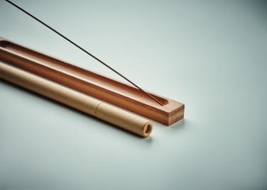 Logo trade promotional merchandise image of: Incense set in bamboo