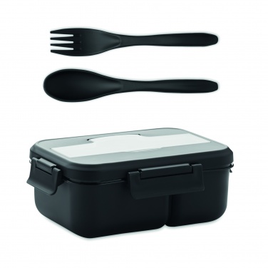 Logo trade promotional gifts image of: Lunch box with cutlery in PP