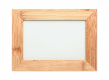 Logo trade promotional merchandise image of: Bamboo photo frame