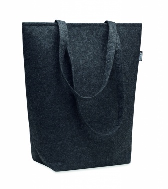 Logo trade promotional gift photo of: RPET felt event/shopping bag