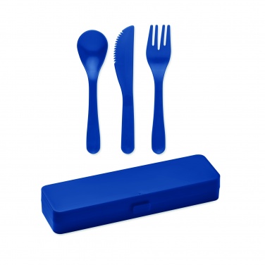 Logo trade business gift photo of: Cutlery set recycled PP