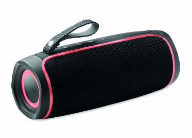 Logo trade promotional items image of: 2x5 LED Wireless speaker IPX4