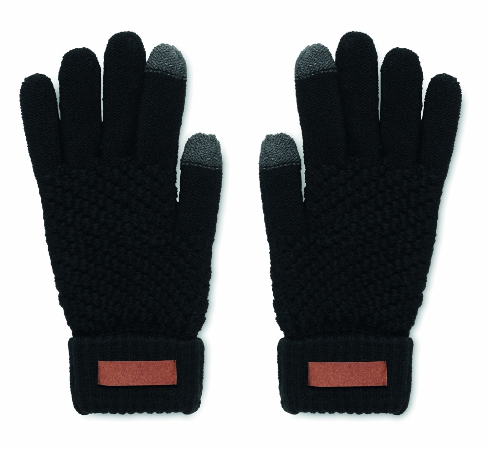 Logo trade promotional product photo of: Rpet tactile gloves