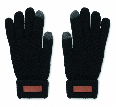 Logo trade promotional giveaway photo of: Rpet tactile gloves