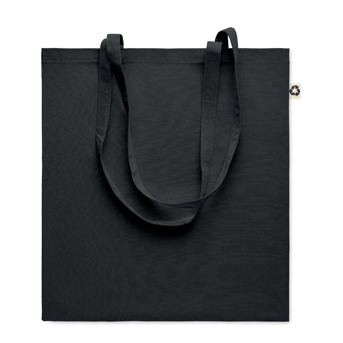 Logo trade promotional giveaway photo of: Recycled cotton shopping bag