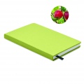 A5 recycled page notebook, Lime