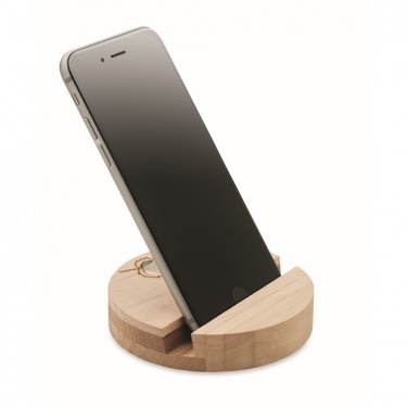 Logotrade promotional gift image of: Birch Wood phone stand