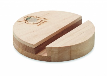 Logotrade promotional gift picture of: Birch Wood phone stand