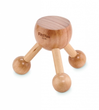 Logo trade promotional product photo of: Hand held massager in wood