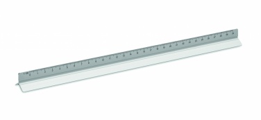 Logotrade promotional merchandise picture of: 30cm Ruler in aluminium