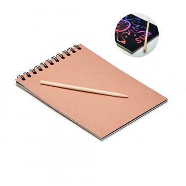 Logotrade business gift image of: Scratching paper notebook