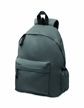 Logo trade promotional products image of: 600D RPET polyester backpack