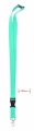 Lanyard cotton 20mm, Turquoise