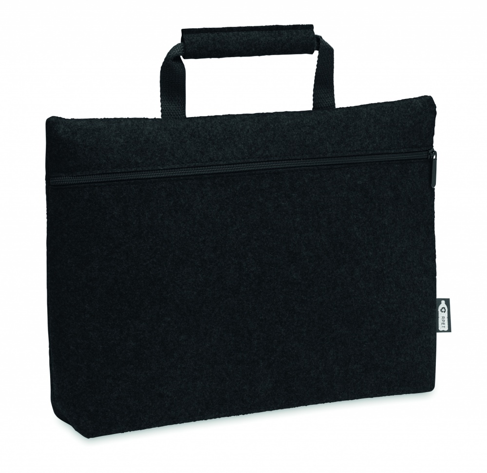 Logotrade promotional items photo of: RPET felt zippered laptop bag