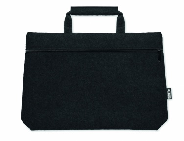 Logo trade promotional gifts picture of: RPET felt zippered laptop bag