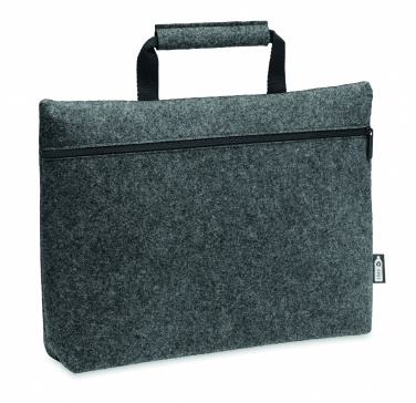 Logo trade advertising products picture of: RPET felt zippered laptop bag