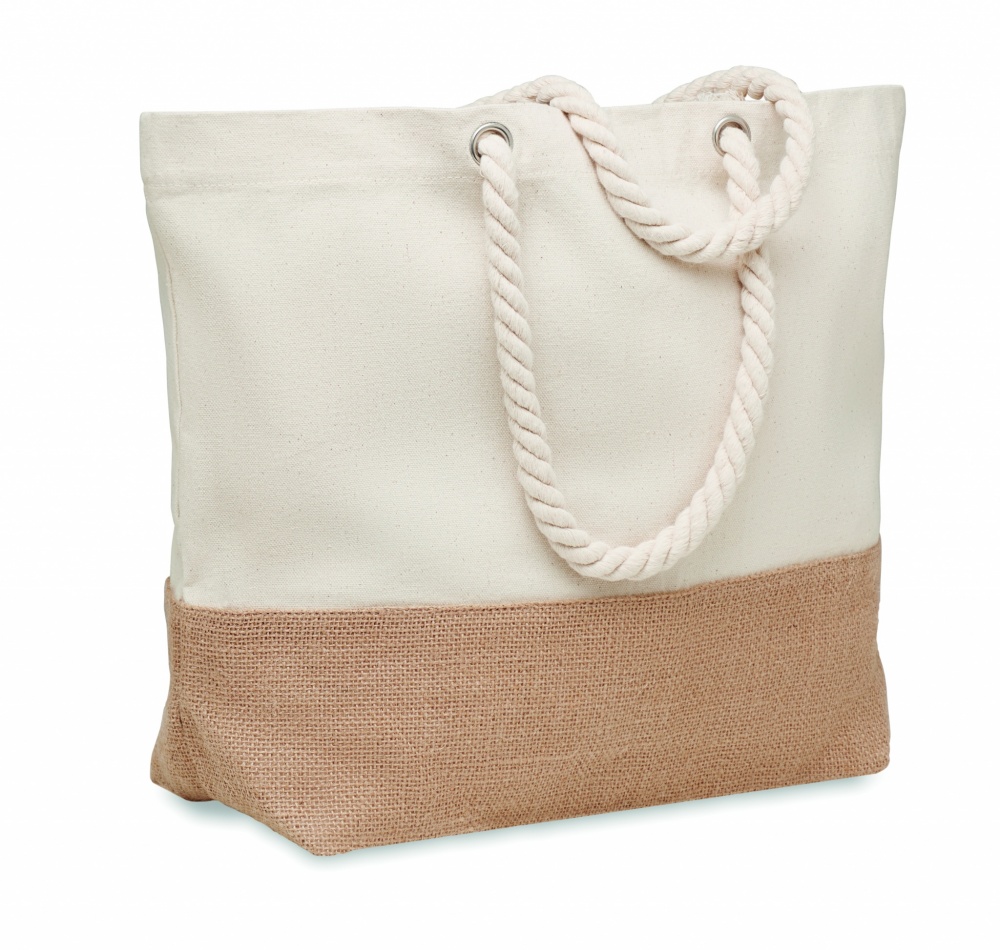 Logotrade advertising product image of: Canvas beach bag 280 gr/m²