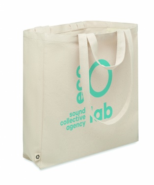 Logo trade business gifts image of: Recycled cotton shopping bag