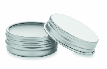 Logo trade promotional merchandise picture of: Vegan lip balm in round tin