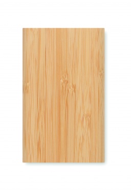 Logo trade promotional product photo of: 4000 mAh Bamboo power bank