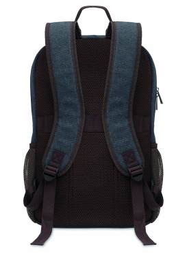 Logo trade promotional items image of: Laptop backpack in canvas