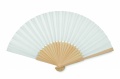 Manual hand fan, White