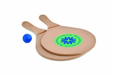 Logo trade promotional merchandise picture of: Beach tennis set