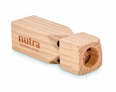 Logotrade promotional gift picture of: Wooden train whistle