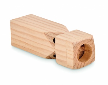 Logo trade promotional merchandise picture of: Wooden train whistle