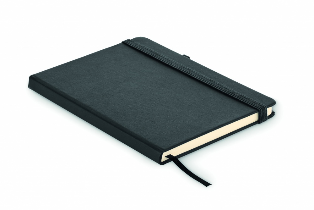 Logotrade advertising products photo of: Recycled Leather A5 notebook