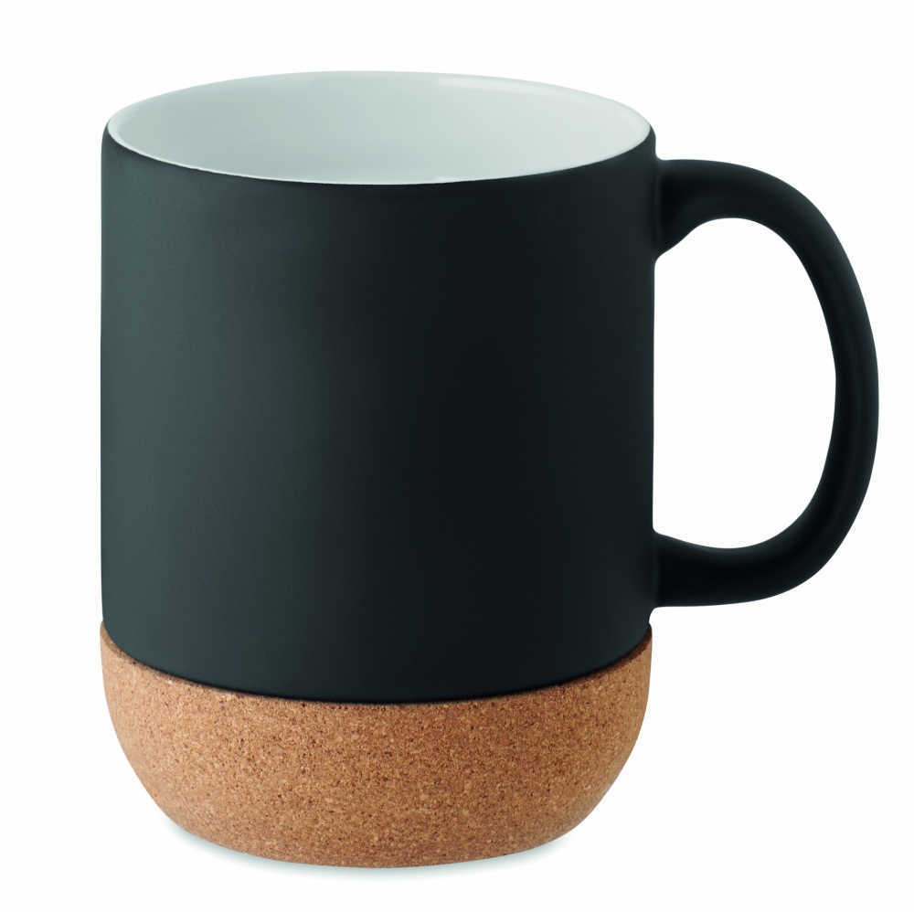 Logotrade promotional merchandise photo of: Matt ceramic cork mug 300 ml