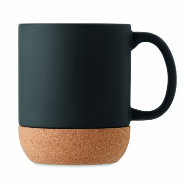 Logo trade promotional merchandise picture of: Matt ceramic cork mug 300 ml