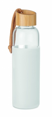 Logo trade promotional items image of: Glass Bottle 500 ml in pouch